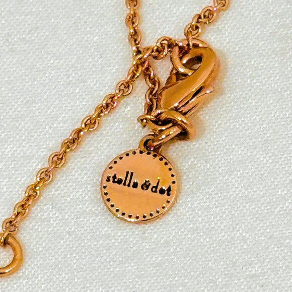 Stella and Dot Rose Gold "Sidewinder" Snake Necklace - Picture 7 of 8